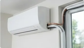 AC Installation with Copper Pipe