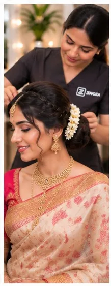 Saree Hairstyle