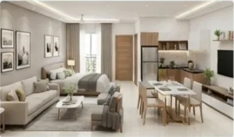 1 BHK Complete Interior Design Package