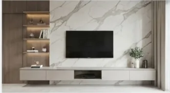 TV Unit & Feature Wall Design