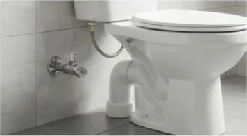 New Toilet Plumbing Installation