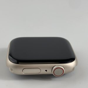 Apple Watch Series 8 – 45mm – Starlight – Aluminum – Cellular – Unlocked – Good Condition