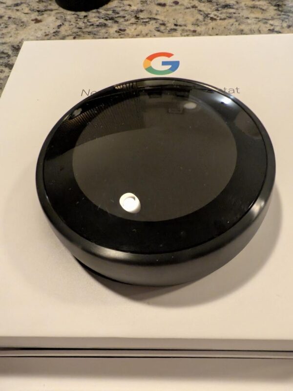 Google Nest Learning Thermostat (3rd Gen) – Mint – Black - Image 3