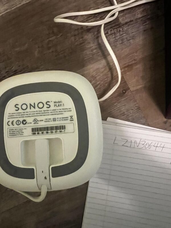 Sonos Play:1 – Mint Condition – White - Image 2