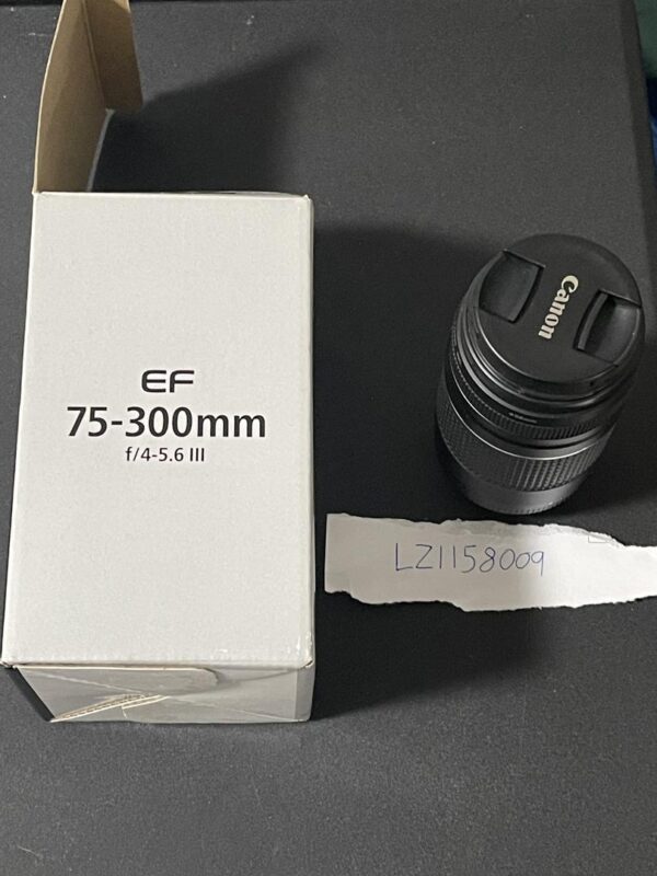 Canon EF 75-300mm f/4-5.6 III – DSLR – Mint Condition - Image 4