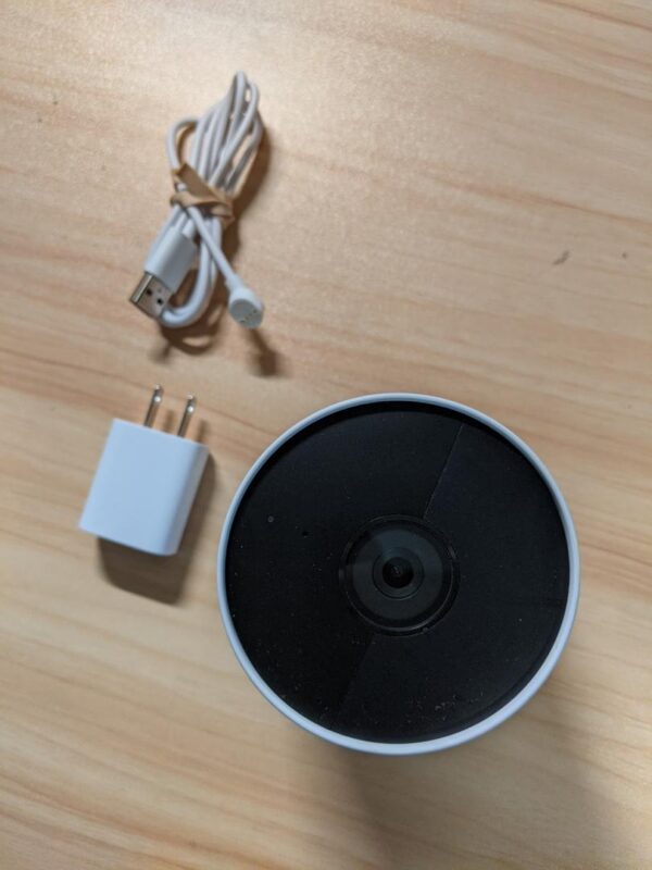 Google Nest Cam (Outdoor or Indoor) – Good – White – Single - Image 2