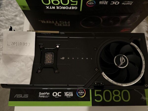 Asus GeForce RTX 5080 ROG Astral OC – Used – 16GB