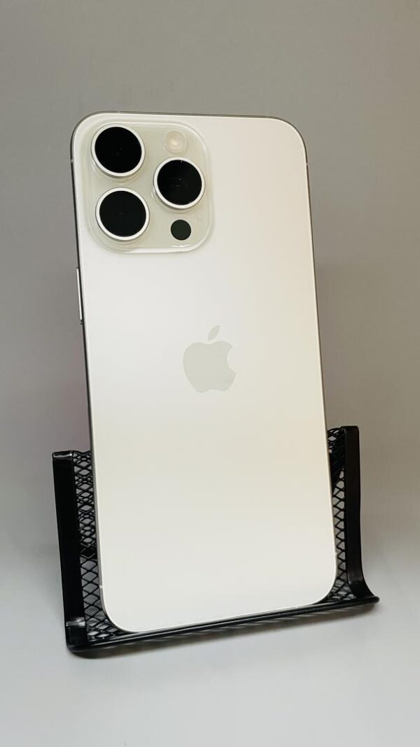 Apple iPhone 15 Pro Max – 256GB – White – T-Mobile – Good Condition - Image 5
