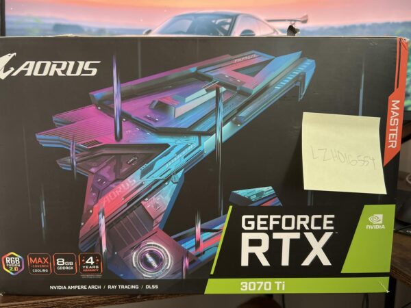 Gigabyte GeForce RTX 3070 Ti Aorus Master – Used – 8GB - Image 5