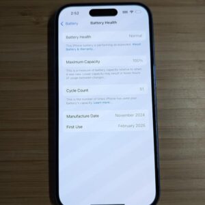 iPhone 16 – 128GB –Blue- AT&T – Fair Condition