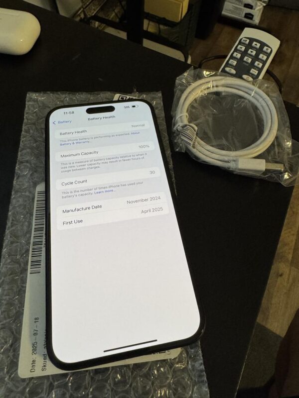 iPhone 16 Plus – 256GB – Black – T-Mobile – Mint Condition - Image 2