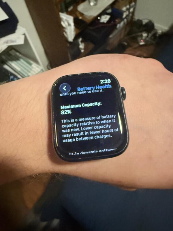 Apple Watch Series 8 – 45mm – Midnight – Aluminum – Cellular – T-Mobile – Good Condition - Image 11