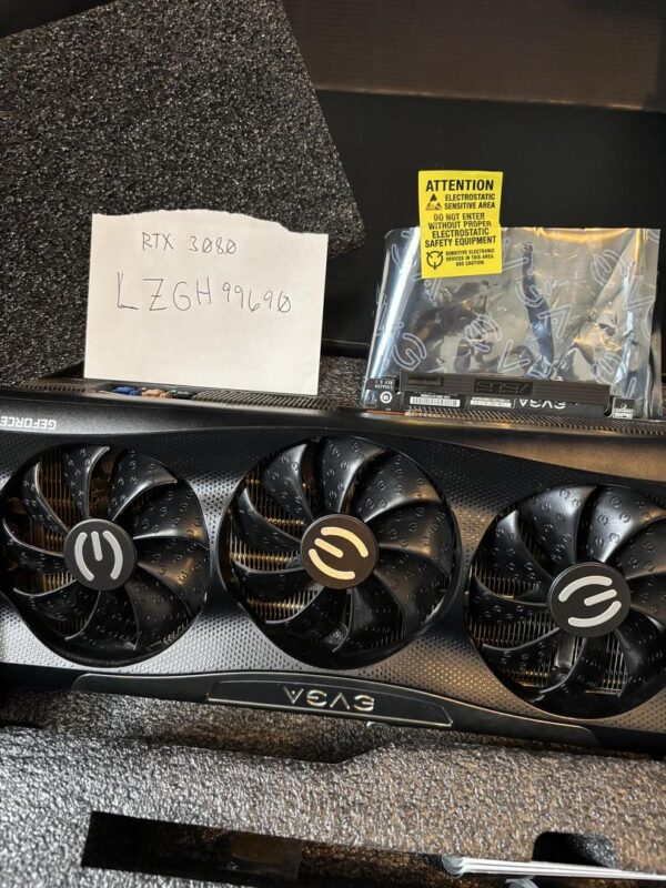 EVGA GeForce RTX 3080 FTW3 Ultra Gaming – Used – 10GB