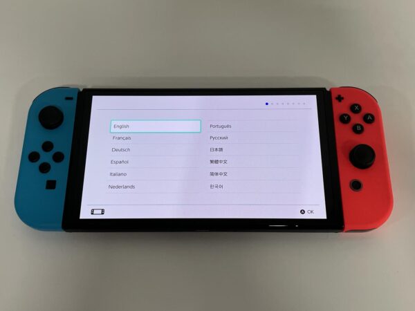 Nintendo Switch OLED – 64GB – Red & Blue – Mint Condition - Image 7