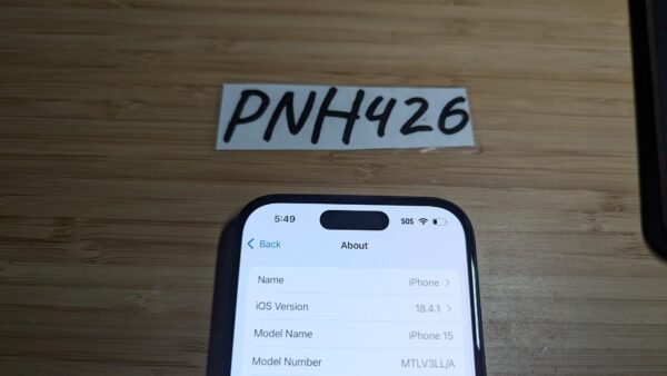 Apple iPhone 15 – 128GB – Black – Verizon – Good Condition - Image 10