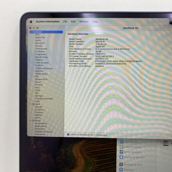Apple MacBook Air 2023 – 15" – M2 – 16GB RAM – 1TB SSD – Midnight – Good Condition - Image 13