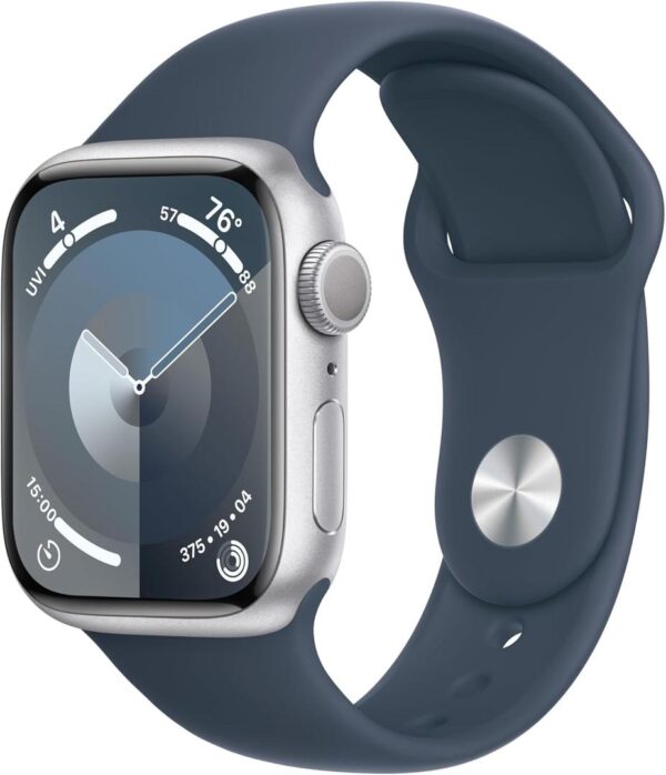 Apple Watch Series 9 – 41mm – Pink/Silver – Aluminum – GPS – Fair Condition - Image 3