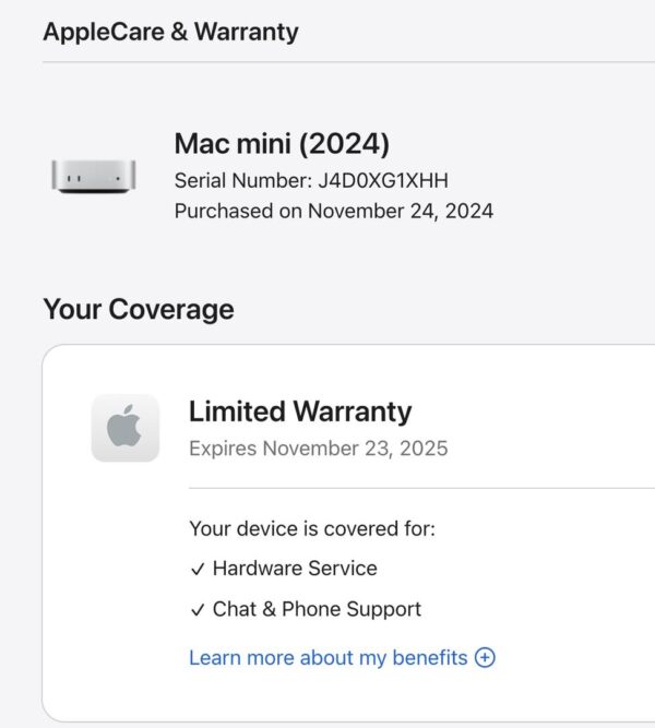 Apple Mac Mini 2024 – M4 – 24GB RAM – 512GB SSD – Brand New - Image 5
