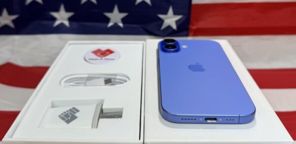 iPhone 16 Plus – 256GB – Ultramarine – Verizon – Good Condition - Image 10