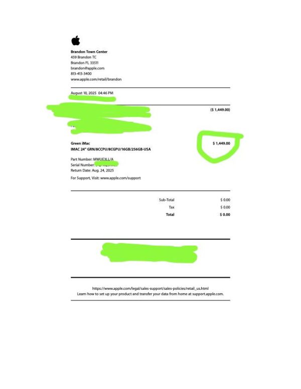 iMac 2024 24" – New – 256GB – Green - Image 2