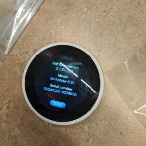 Google Nest Learning Thermostat (3rd Gen) – Good – White
