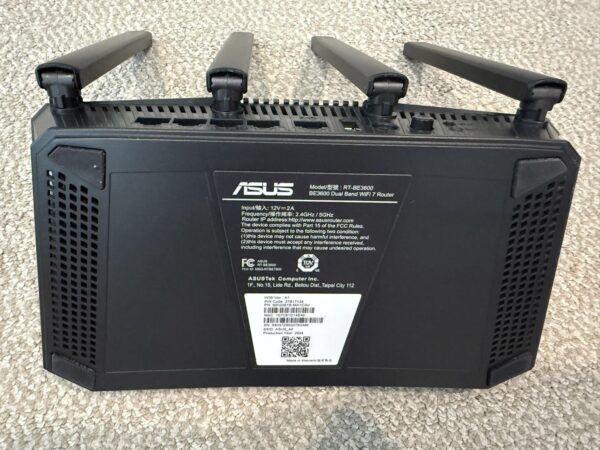 ASUS RT-BE3600 Dual-Band Wi-Fi 7 Router – Mint Condition - Image 3