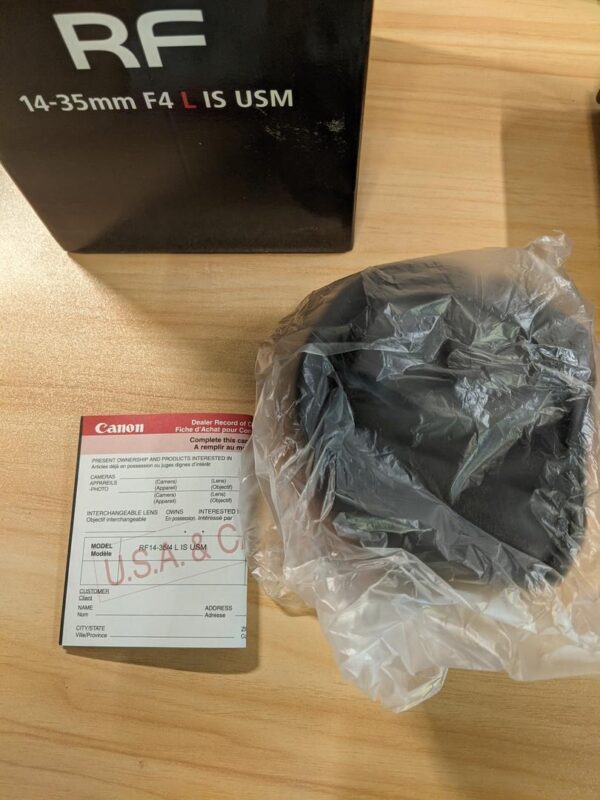 Canon RF 14-35mm f/4 L IS USM – Mirrorless – Mint Condition - Image 6