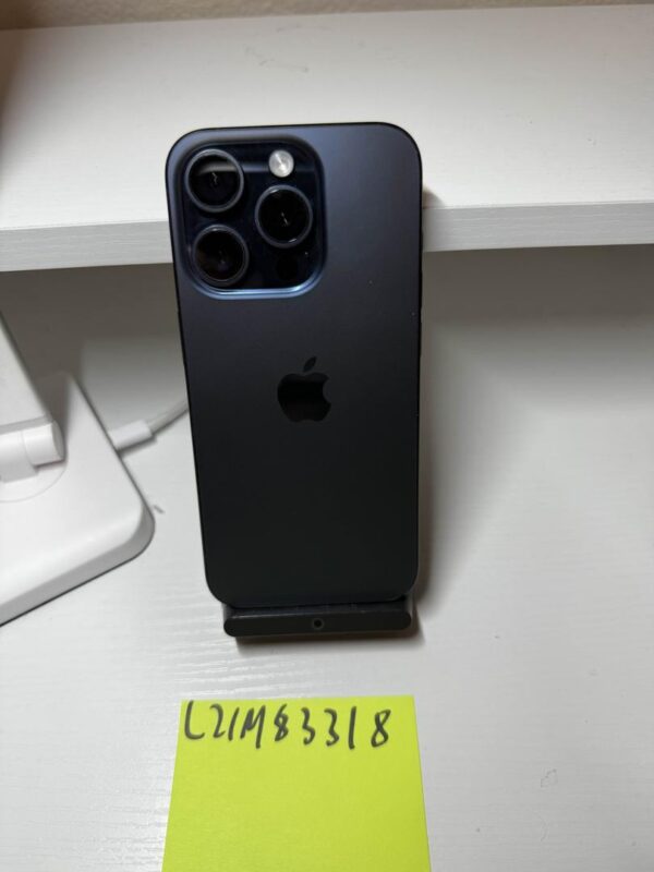 Apple iPhone 15 Pro – 128GB – Blue – T-Mobile – Good Condition