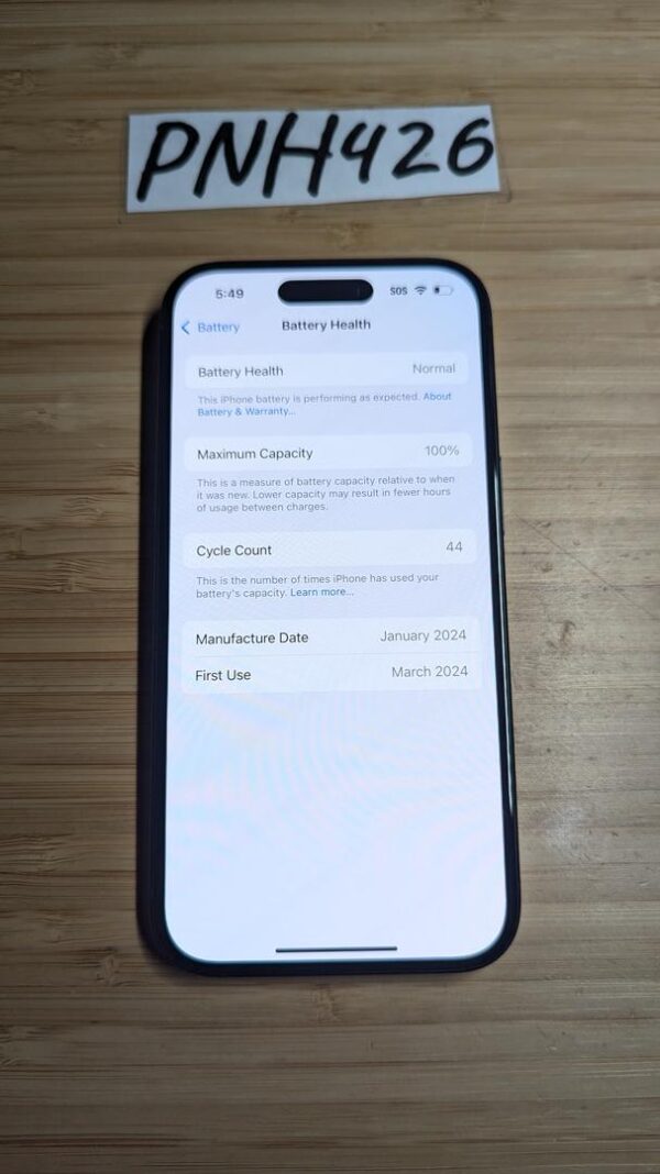 Apple iPhone 15 – 128GB – Black – Verizon – Good Condition - Image 8