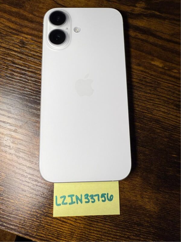 iPhone 16 – 128GB – White – AT&T – Good Condition - Image 4