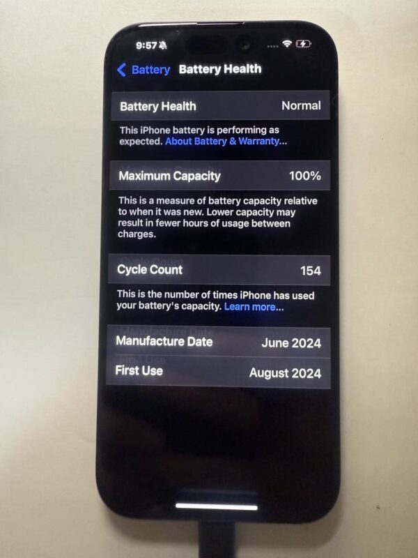 Apple iPhone 15 Pro – 128GB – Black – Spectrum – Mint Condition - Image 12