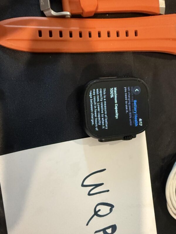 Apple Watch Ultra 2 – 49mm – Unlocked – Black – Good – 100% Battery - Image 11