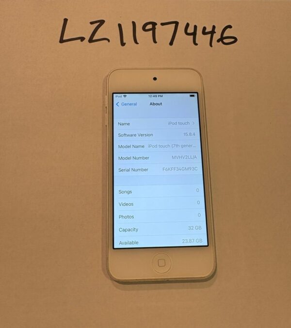 Apple iPod Touch 7th Gen Wi-Fi – Mint – 32GB – Silver - Image 15